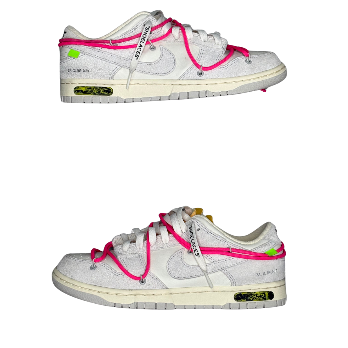 (USED) Nike Dunk Low x Off-White "Lot 17"