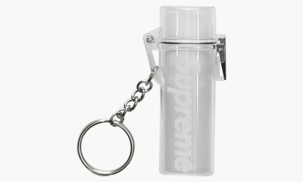 Supreme Waterproof Lighter Case Keychain Clear