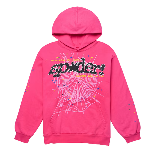 Sp5der Pink V2 Hoodie