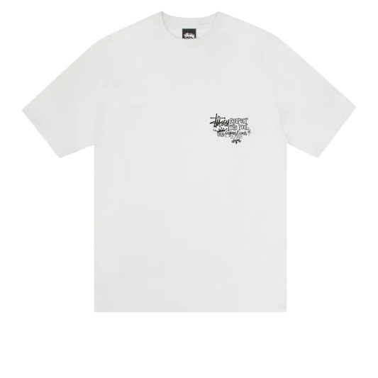Stussy Respect The Pool Pigment Dyed Tee (White)