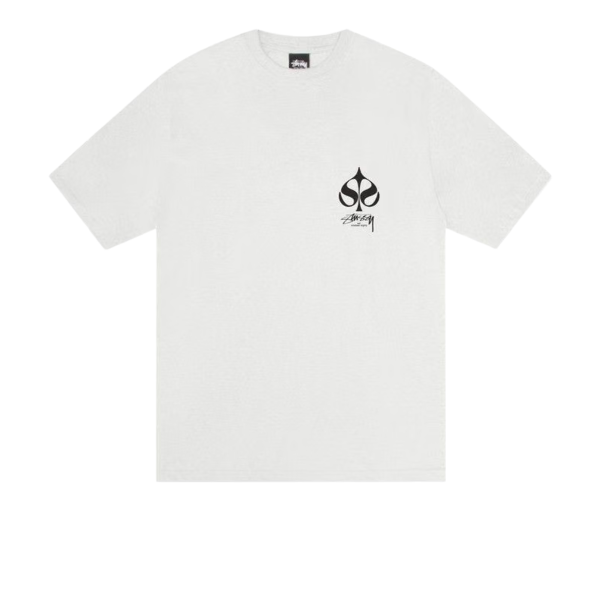Stussy Spade Pigment Dyed Tee (White)