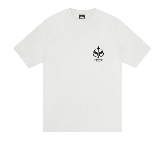 Stussy Spade Pigment Dyed Tee (White)