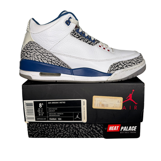(USED) Air Jordan 3 Retro "True Blue" (2011)